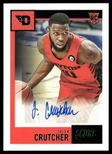 Jalen Crutcher 2021 Panini Chronicles Draft Picks Score Rookie Autographs Green