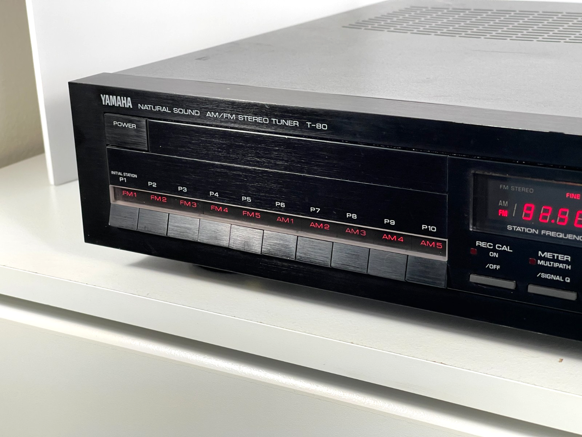 Vintage Yamaha T-80 Natural Sound AM/FM Tuner - Tested - READ