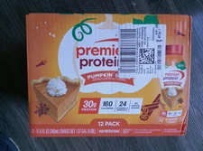 ONE BOX 12-pack Premier Protein Nutritional Shake PUMPKIN SPICE 11.5 fl oz 7/26