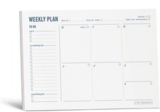 Weekly Planner Pad - Undated 6x9" Weekly To-Do List Notepad with Calendar and...