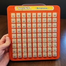 VINTAGE Touch 'N Tell Me MULTIPLICATION Press  See The Answer Magic Math