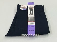 Wrangler Men's Regular Fit Tech Pants, Black, Size 30X29