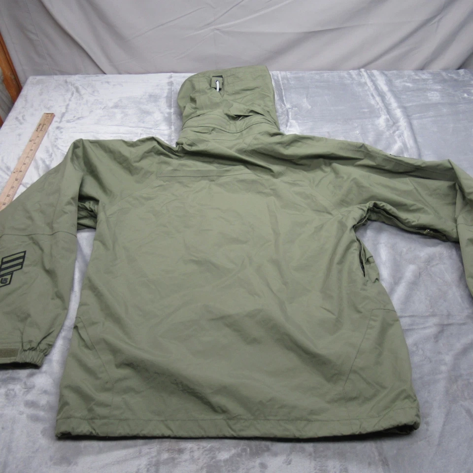 Chaqueta Burton Para Hombre Pequeña Verde Impermeable Con Capucha Snowboard Abrigo Nieve Invierno Foto 3 de 4