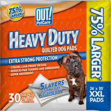 Heavy Duty XXL Dog Pads Absorbent Pet Training and Puppy Pads 30 Pads