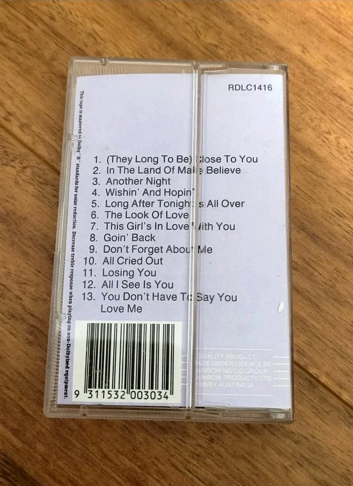 Dusty Springfield - 'The Dusty Springfield Collection Volume One' Cassette Tape - Image 2 of 3