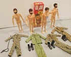 VINTAGE LOT OF HASBRO 1960S 70S GI JOES TWO TALKERS CLOTHING BOX NICE CLEAN!!!
