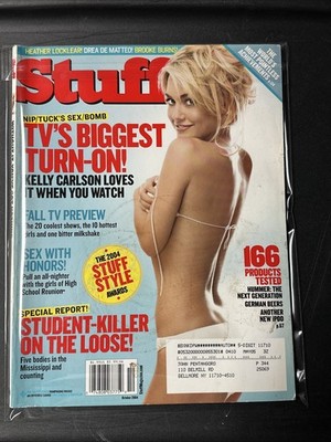KELLY CARLSON October 2004 STUFF Magazine HEATHER LOCKLEAR / BROOKE BURNS / +++