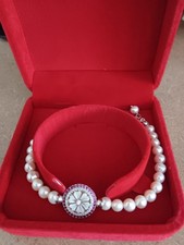 Italian Pearl Bracelet  with Cameo -  New
