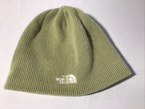North Face Knit Skull Cap Beanie Light Green