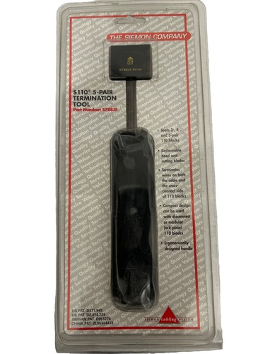 Herramienta de cableado perforado de terminación SIEMON S110 5 pares * Serie 5788J5