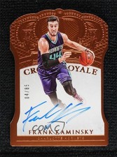 2015-16 Panini Preferred Crown Royale 4/85 Frank Kaminsky #190 Auto 0z5u