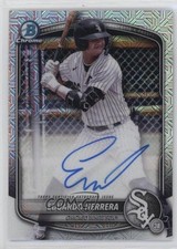 2025 Bowman Chrome Prospect Mega Box Auto Eduardo Herrera #BMA-EH Auto 10w8