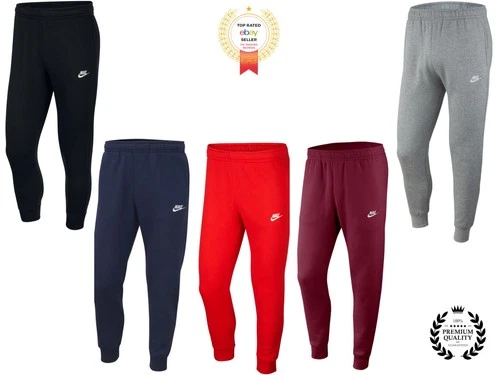 Nike Men’s Club Joggers Fleece  Sportswear Sweatpants Cotton Casual Gym Trousers