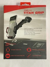 Titan Grip Car Mount for Dash Windshield Car Phone Holder for Cell Phones  New