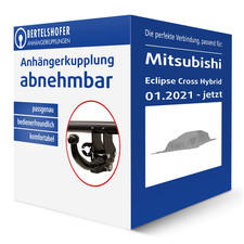 TowCar Anhängerkupplung abnehmbar für MITSUBISHI Eclipse Cross Hybrid Typ GK AHK