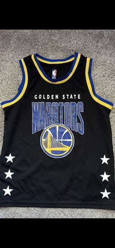 Golden State Warriors Black Tank Youth 10/12 NBA Basketball Top