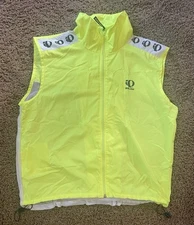 Pearl Azumi lightweight zip up cycling vest Chartreuse Size XL. (1)