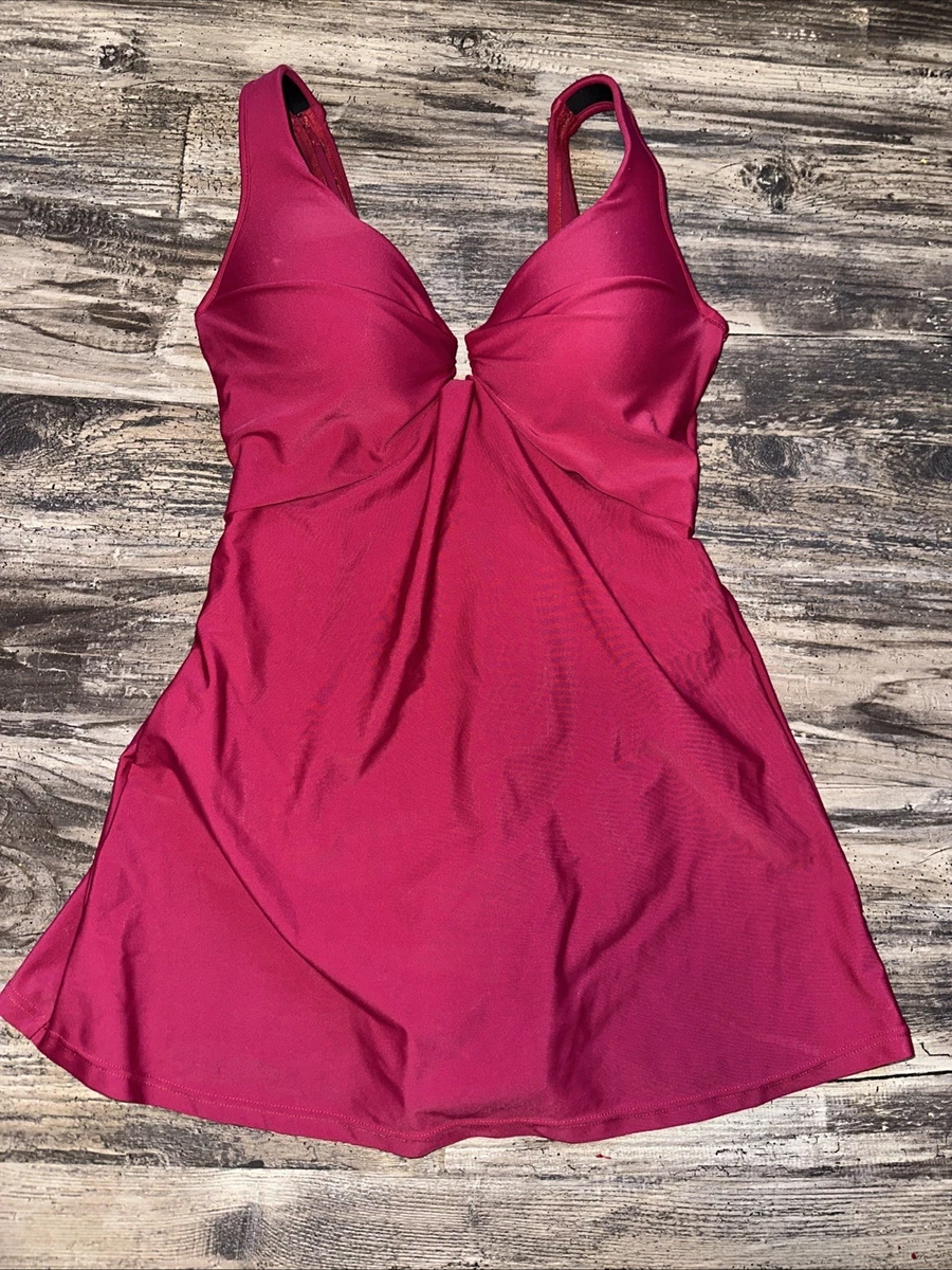 slim fit dress slacks Swim Dress, Dahlia
