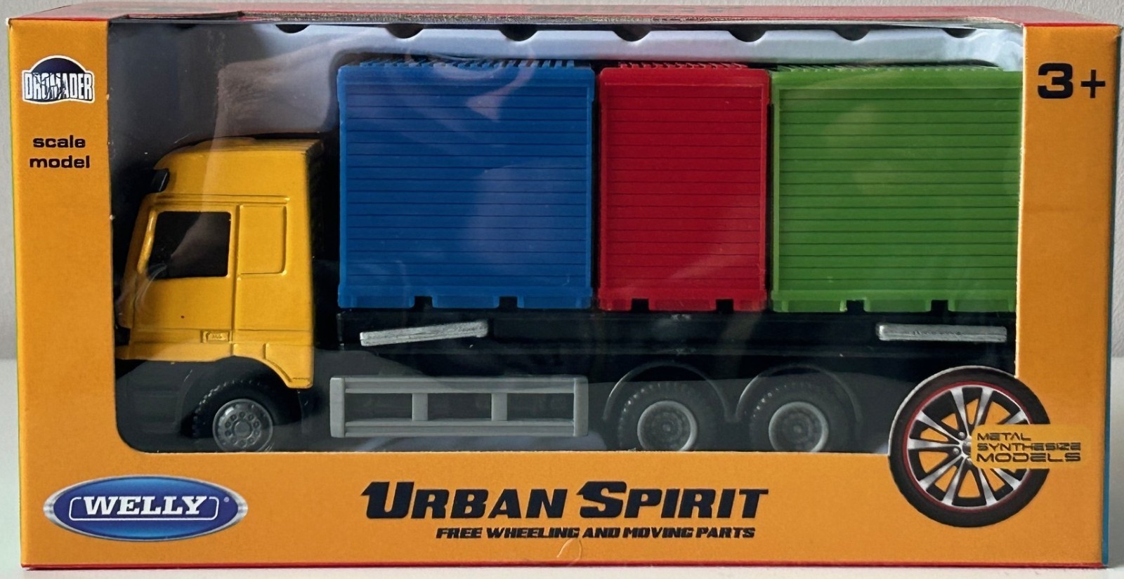 Lorry/Truck Transport Containers Model Toy Diecast Urban 4'5 Welly 1:43-1:60