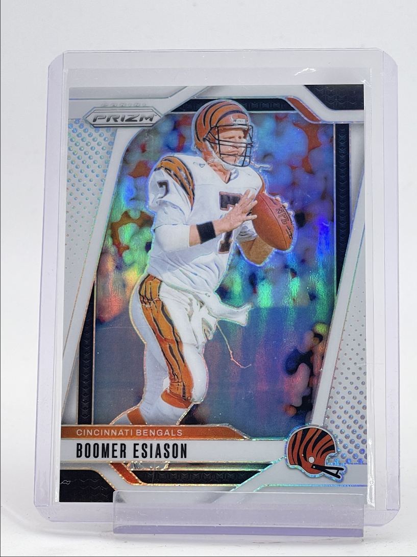 BOOMER ESIASON 2024 PANINI PRIZM FOOTBALL WHITE BENGALS #61 /35 Q1822