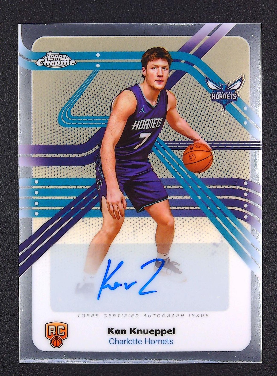 2025-26 Topps Chrome Kon Knueppel RC Rookie Next Stop Auto