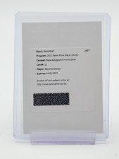 KEYONTE GEORGE 2024-25 PRIZM BLACK SILVER AUTO #12 REDEMPTION Q1739