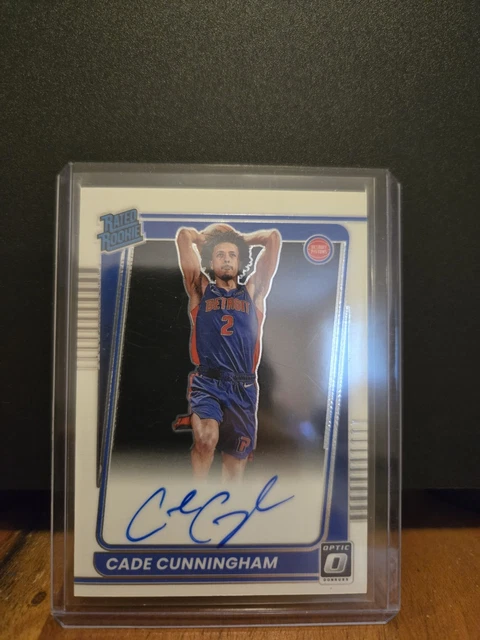 2021 Optic Rated Rookie Cade Cunnigham Auto