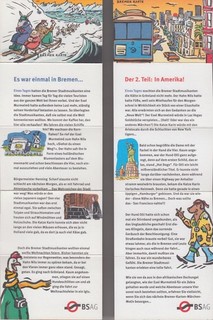 Bremer Karte (BSAG) (123 124): Bremer Stadtmusikanten Beiblatt