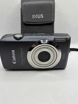 Canon PowerShot SD3500 IS 14.1MP Grey Compact Camera 5x Zoom w/ Case No Charger - Imagen 1 de 4