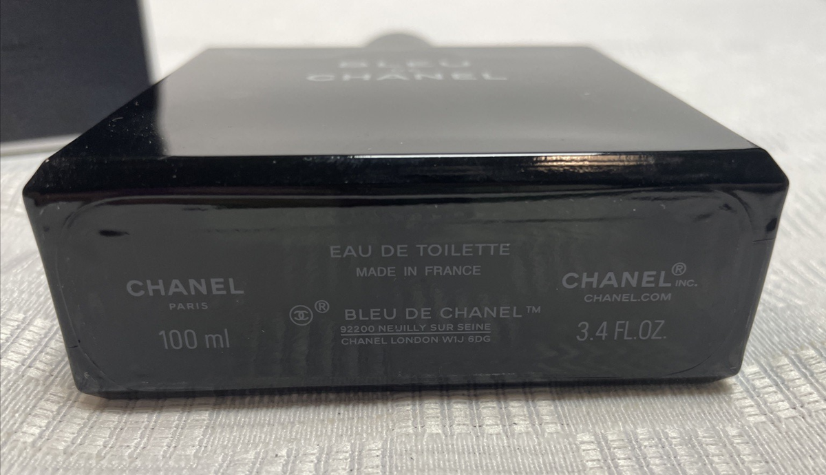 Bleu de CHANEL Eau de Toilette Spray Men, 3.4 oz (100ml) NEW IN