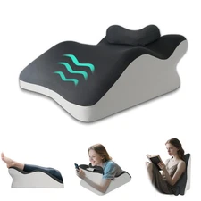 Ergonomic Wedge Prone Pillow,Multi-Functional Memory Foam Bed Pillow,Reading ...
