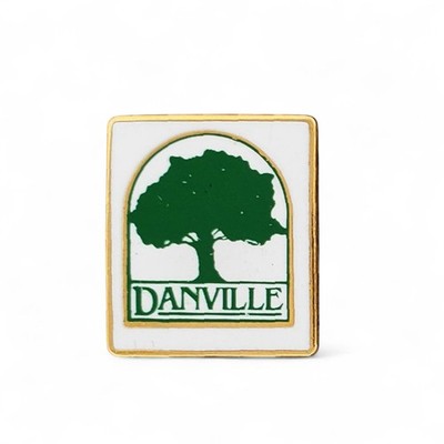 Danville California City Logo Oak Tree Community Lapel Pin