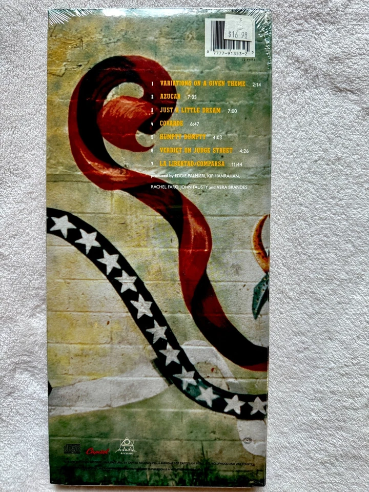 EDDIE PALMIERI SEALED LONGBOX CD 1989 SUEN CAPITAL RECORDS HUMPTY DUMPTY PROMO Foto 2 de 4