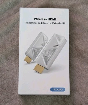 Wireless HDMI Transmitter and Receiver 100ft/30m 4K Decode 1080P Output