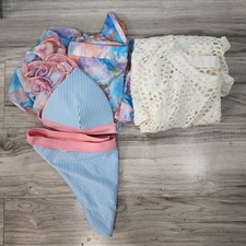 Women's 2 Pieces Swimming Suit and Cover up Size XL Lot of 4