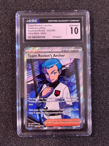 Team Rocket's Archer graded CGC 10 for sale on eBay