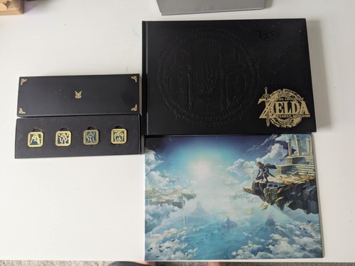 The Legend of Zelda Tears of The Kingdom Collector's Edition Book Pictures Pins
