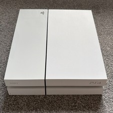Sony PlayStation 4 Glacier White 500GB Console Boxed CUH-1116A Used Excellent