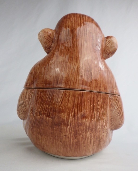 ARABIA Köökkiクッキ　塩入れ　ビンテージ Vintage 1980's Ceramic Monkey Cookie Jar by HORCHOW Italy | eBay