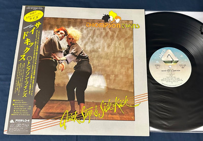 THOMPSON TWINS ''Quick Step Side Kick'' Japan Obi 1st Press Insert Top Shelf MINT-