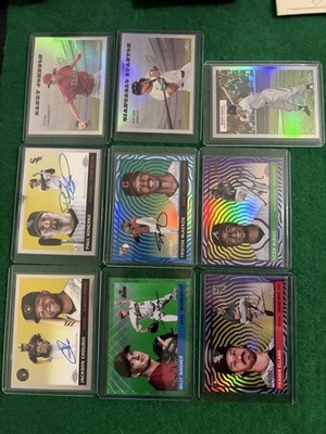 NEW Topps Chrome Platinum 9 Card Lot. 2 Autos Including Chourio. 4 Numbered