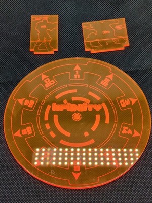 (3) Corvus Belli Infinity Acrylic Templates