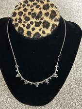Collana con croce tono argento Ayala Bar vintage