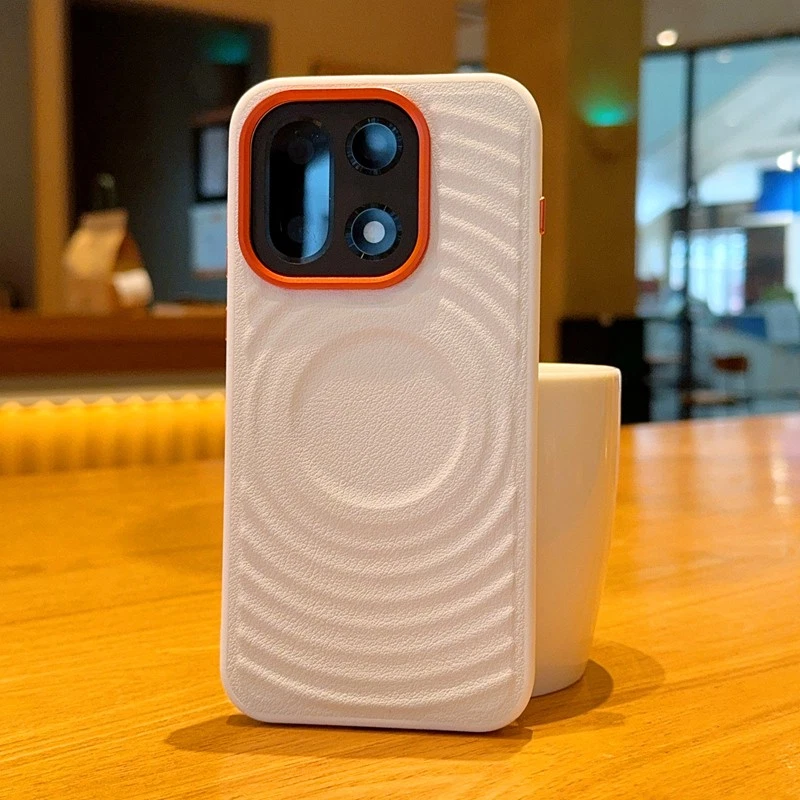 For OnePlus 15 5G, Fashion Hybrid Armor Ripple Pattern Magnetic Back Cover Case - Image 4 of 4