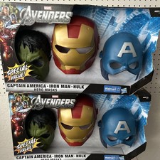 Marvel Avengers Hero Role-play Masks Captain America Ironman Hulk