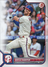 2022 Topps Bowman Bryce Harper #16 Philadelphia Phillies MLB Baseball