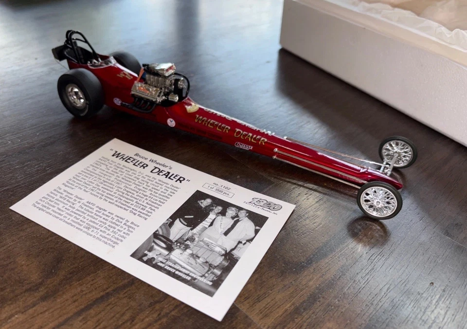 BRUCE "DISTRIBUIDOR DE RUEDAS" 1320 THE FUELERS 1:24 TOP FUEL DRAGSTER NHRA RACING Foto 4 de 4