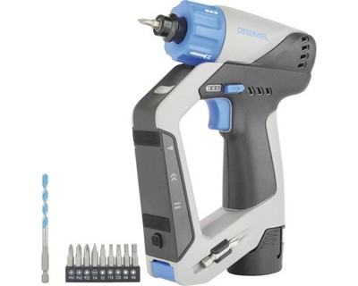 Akku-Bohrschrauber 3-in-1 Dremel 12V DD12V-S1, inkl. Akku 2,0 Ah und Ladegerät