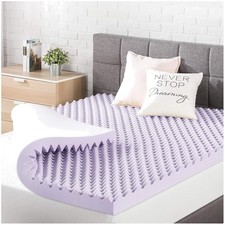 Cooling Short Queen Mattress Topper with Lavender Infusion