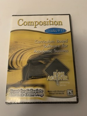 High Achiever Composition (Grades 9-12) CD-ROM for Win - NEW CD in SLEEVE
